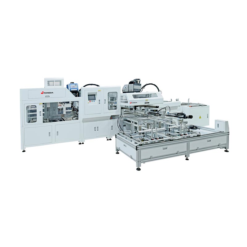 Macchina per l'assemblaggio di ali di scatole pieghevoli