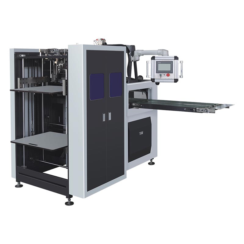 Macchina per incollare angoli di scatole rigide